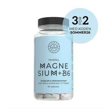 TRIPPEL MAGNESIUM MED SINK OG B6 Aarja Health