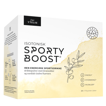 ISOTONISK SPORTY BOOST® MED TINDVE Aarja Health