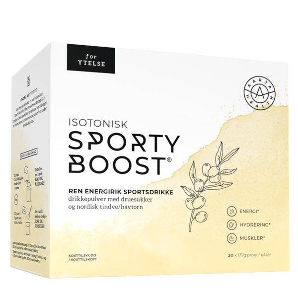 ISOTONISK SPORTY BOOST® MED TINDVE Aarja Health