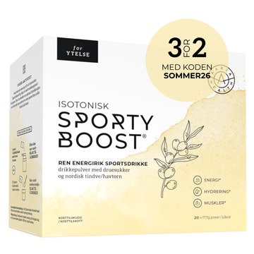 ISOTONISK SPORTY BOOST® MED TINDVE Aarja Health