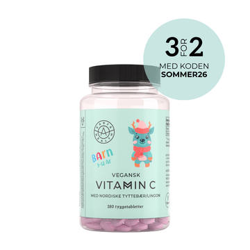 VITAMIN C MED TYTTEBÆR FOR BARN Aarjahealth