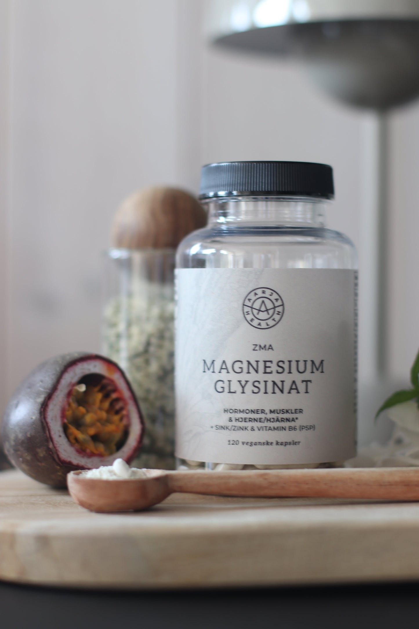 ZMA - MAGNESIUM GLYSINAT MED B6, SINK OG HAMP Aarja Health Norge