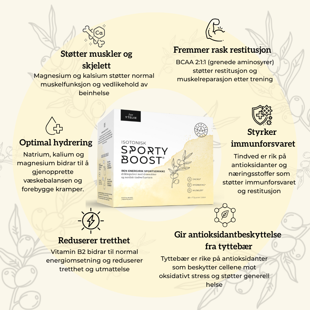 ISOTONISK SPORTY BOOST® & TINDVE