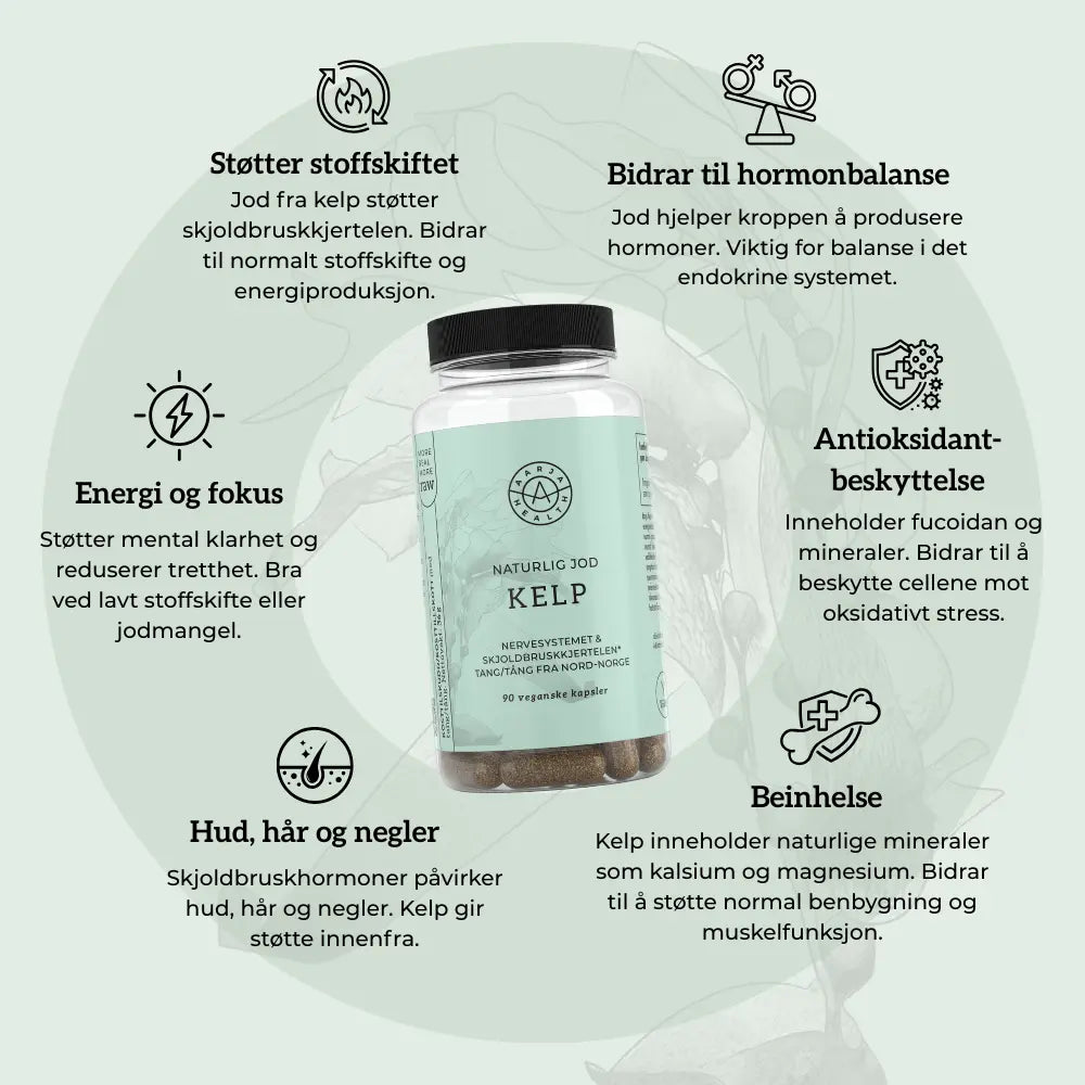 KELP (Naturlig jod) Aarja Health Norge