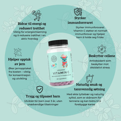 VITAMIN C & TYTTEBÆR FOR BARN