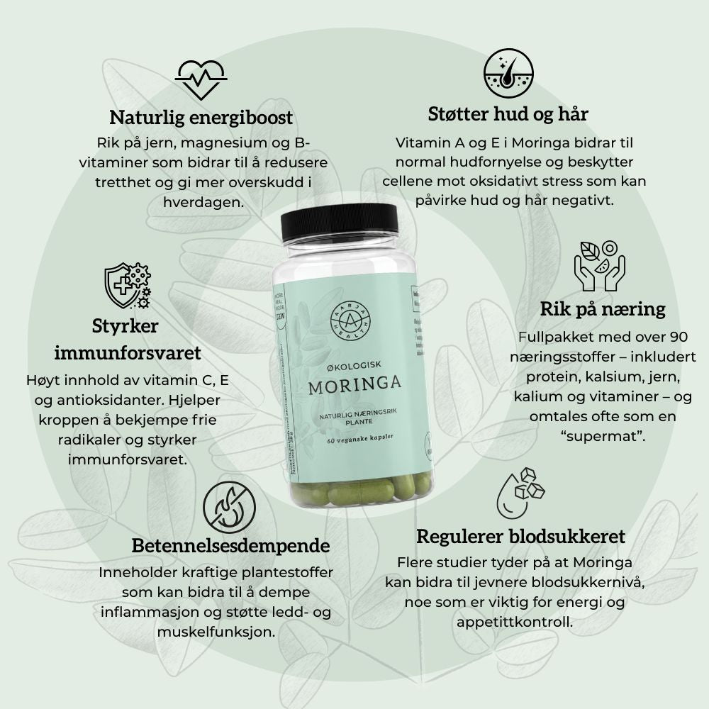 MORINGA - NATURENS MULTIVITAMIN Aarja Health Norge