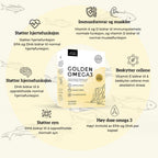 GOLDEN OMEGA3 FISKEOLJE, VIT A, E, D Aarja Health Norge