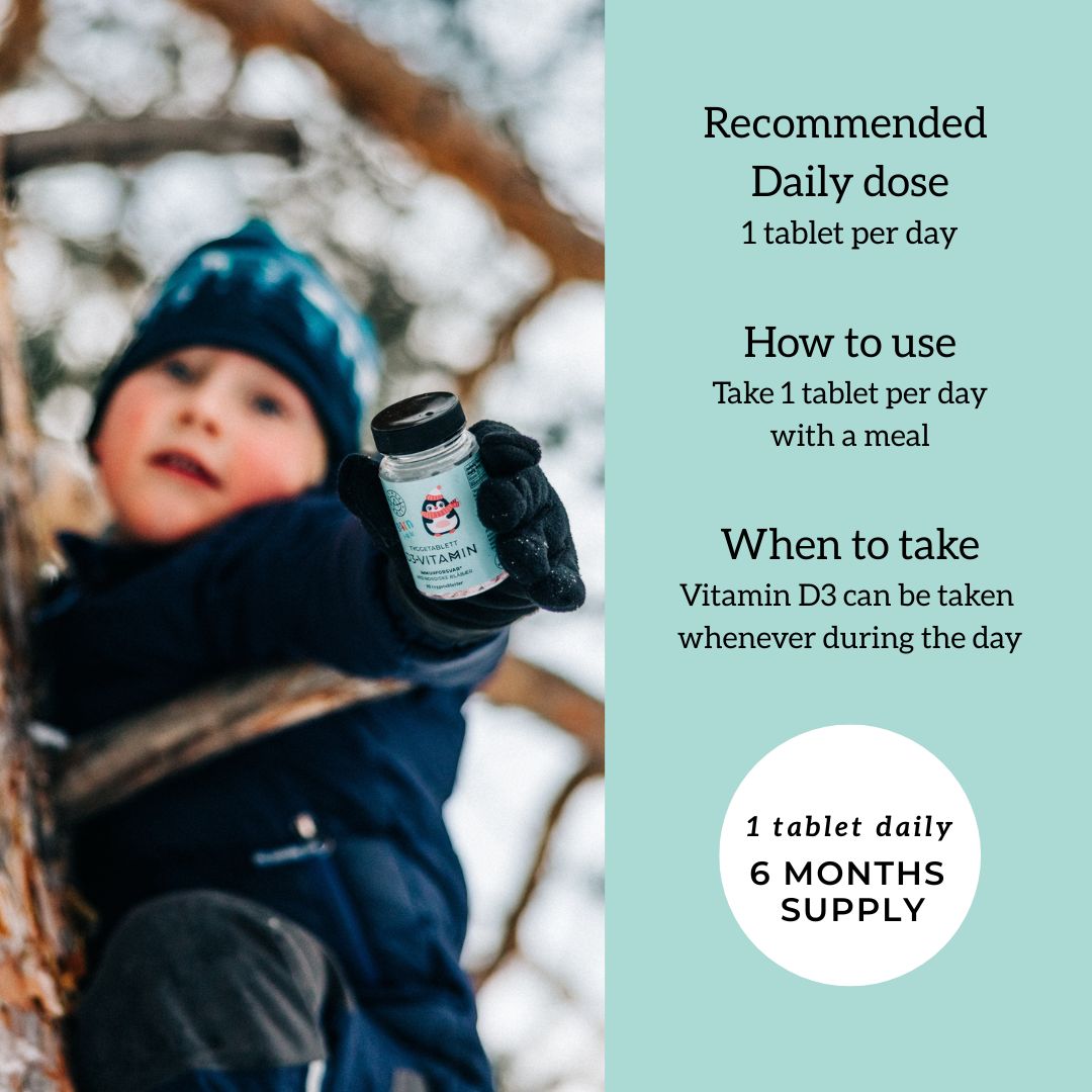 KIDS VITAMIN D3 WITH LINGON (Vegan)