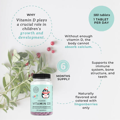 KIDS VITAMIN D3 WITH LINGON (Vegan)