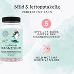 MAGNESIUM MED TYTTEBÆR FOR BARN Aarja Health Norge