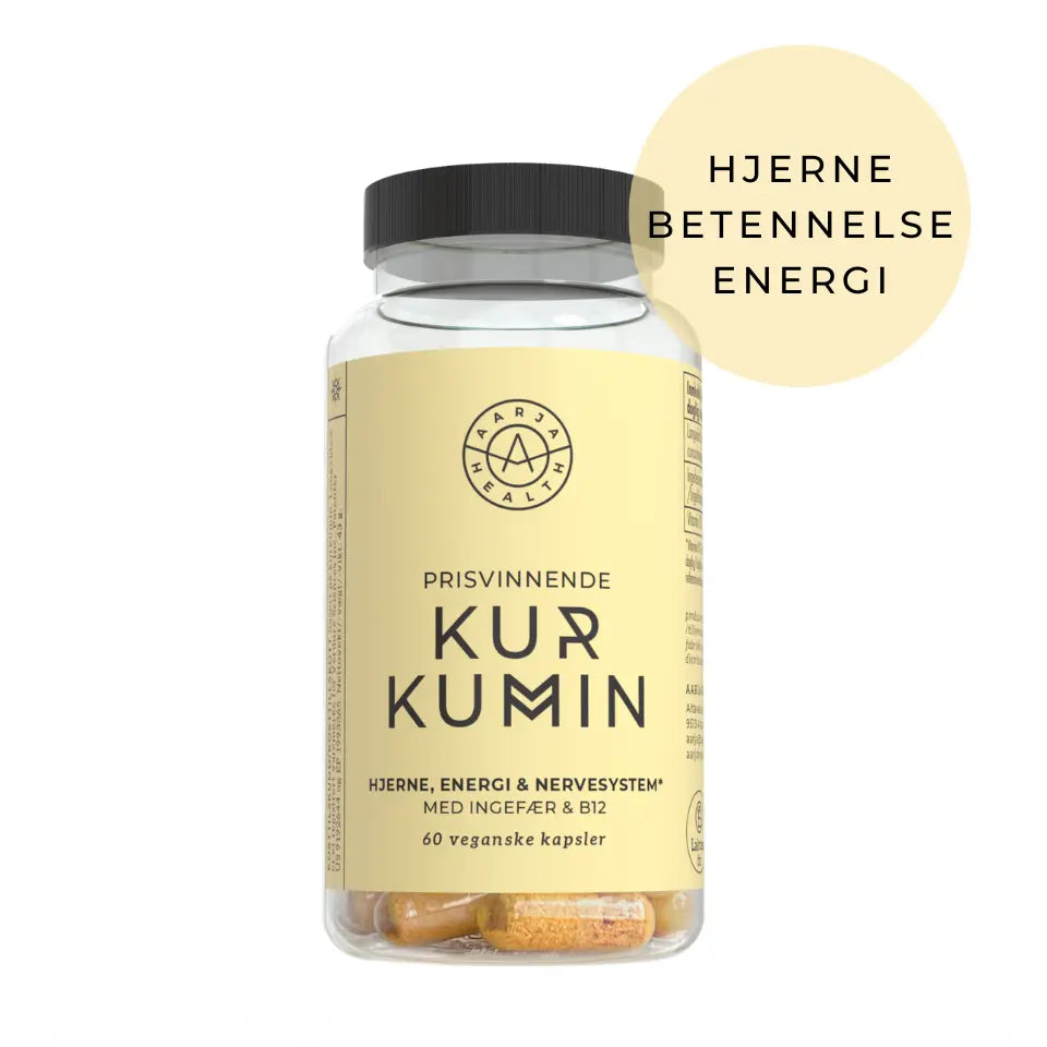 KURKUMIN, INGEFÆR & B12 Aarja Health