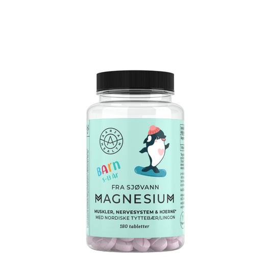MAGNESIUM & TYTTEBÆR FOR BARN