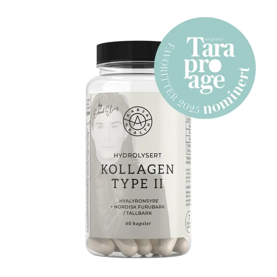 KOLLAGEN 2, HYALURONSYRE OG FURUBARK Aarja Health