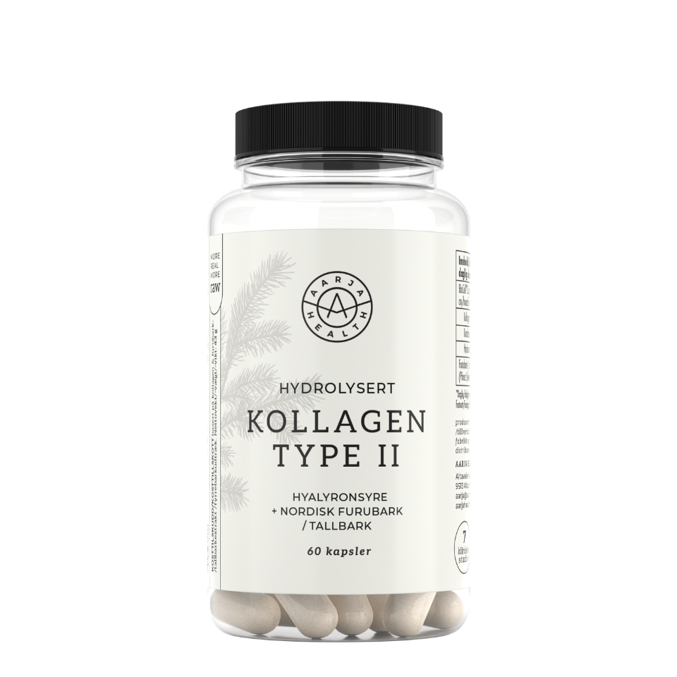 KOLLAGEN 2, HYALURONSYRE OG FURUBARK Aarja Health