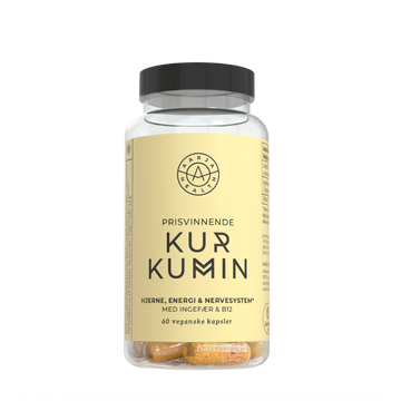 PRISVINNENDE KURKUMIN, INGEFÆR OG B12 Aarja Health