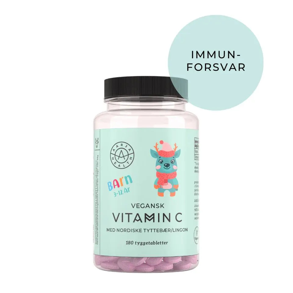 VITAMIN C & TYTTEBÆR FOR BARN Aarjahealth