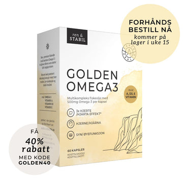 GOLDEN OMEGA3 FISKEOLJE Aarja Health Norge