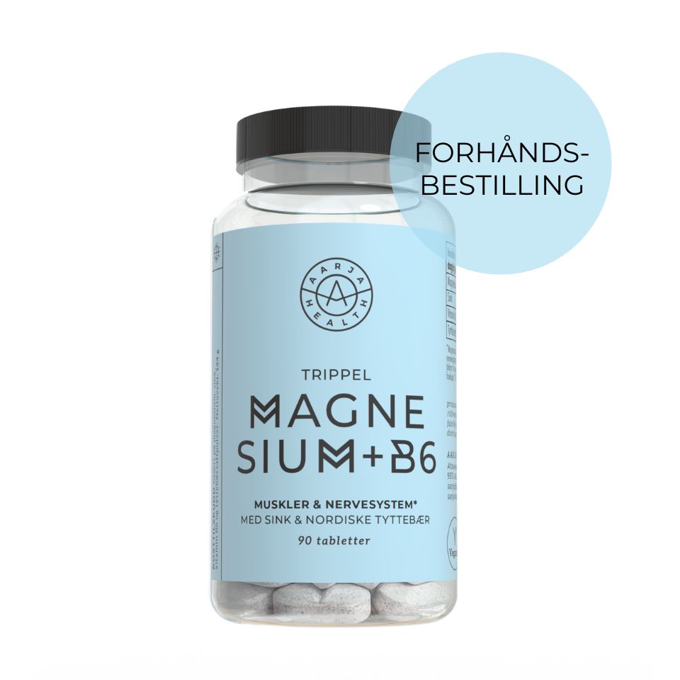 TRIPPEL MAGNESIUM MED SINK OG B6 Aarja Health