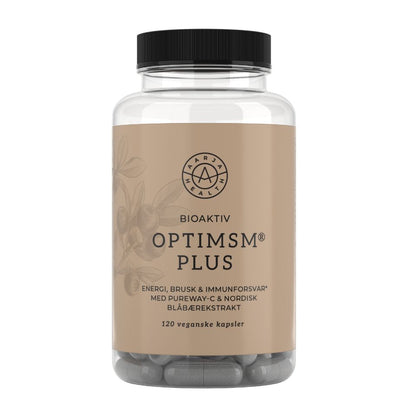 OPTIMSM®, C-VITAMIN & BLÅBÆR (kapsler) Aarja Health Norge