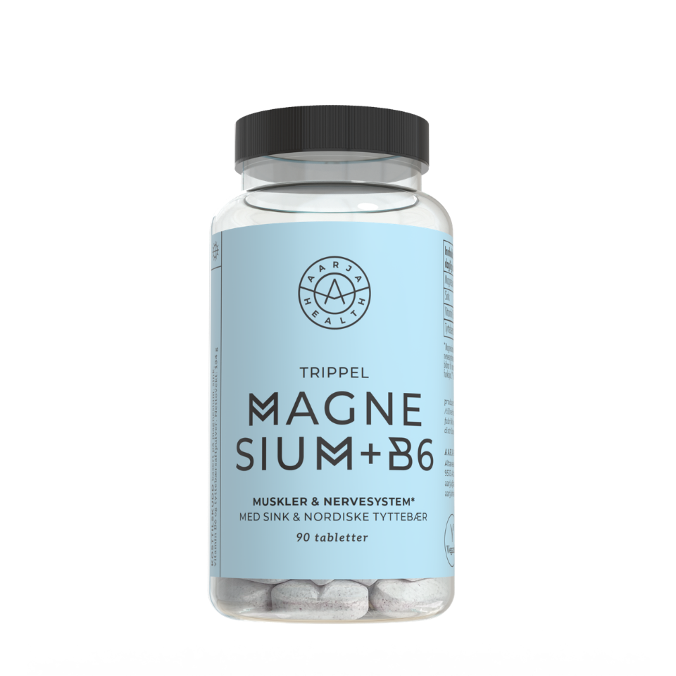 TRIPPEL MAGNESIUM MED SINK OG B6 Aarja Health