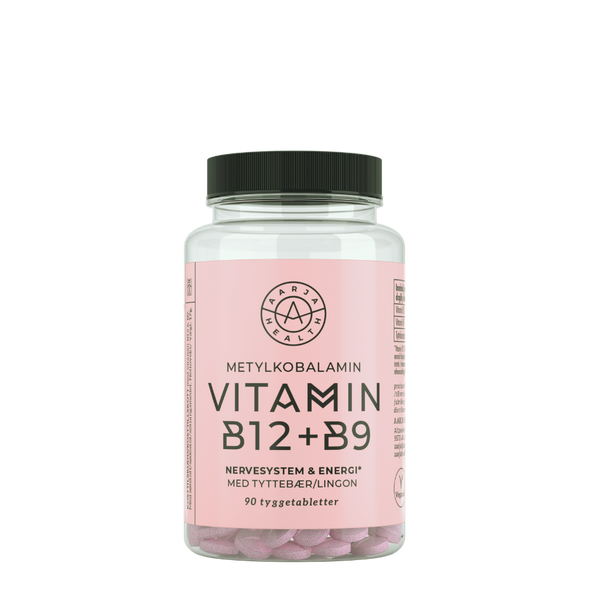 NATURLIG B12, B9 (FOLAT) OG TYTTEBÆR Aarja Health