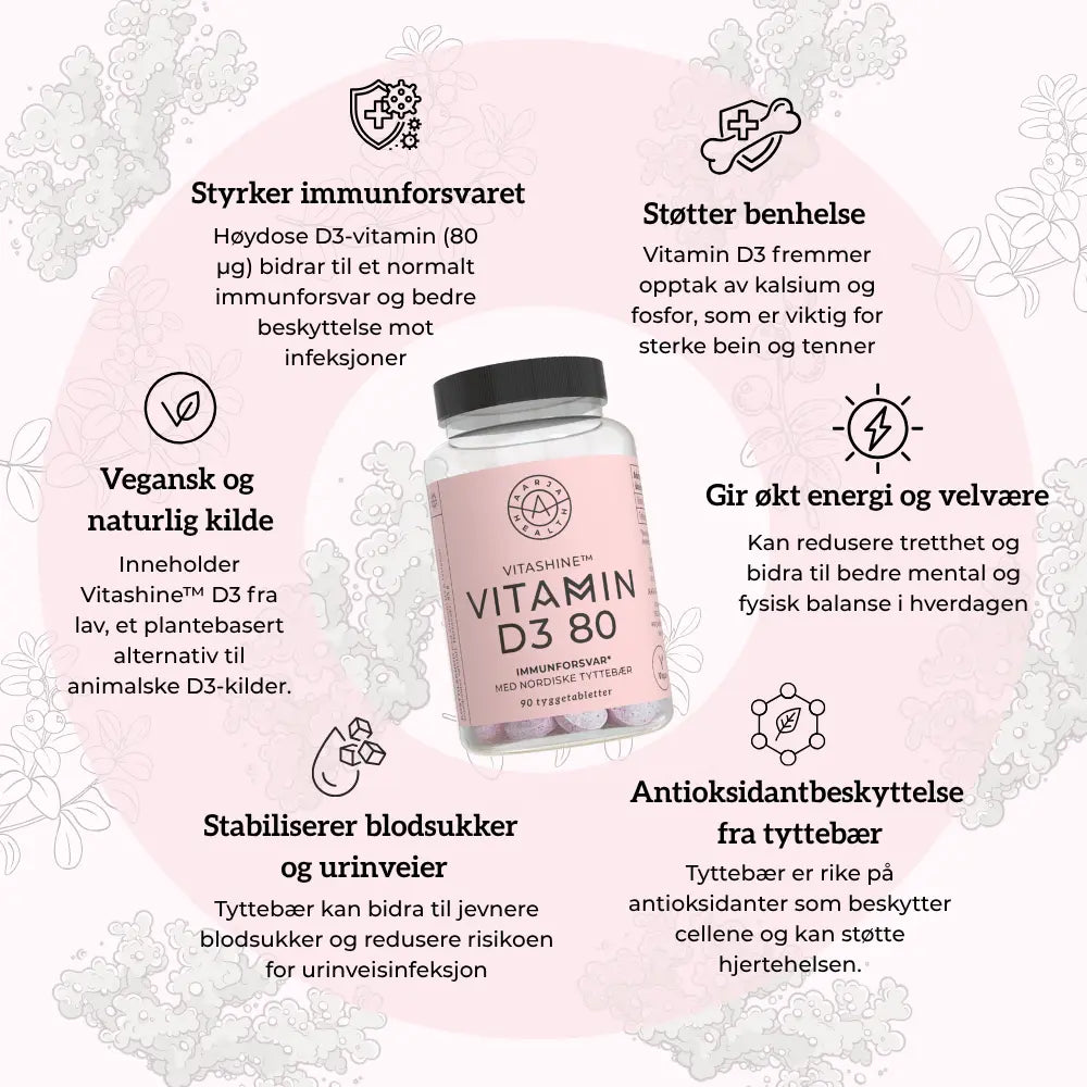 NATURLIG D3 & TYTTEBÆR Aarja Health