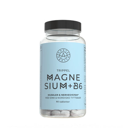 TRIPLE MAGNESIUM + ZINC + B6 + LINGONE (VEGAN)