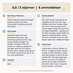 GOLDEN OMEGA3 FISKEOLJE, VIT A, E, D Aarja Health Norge